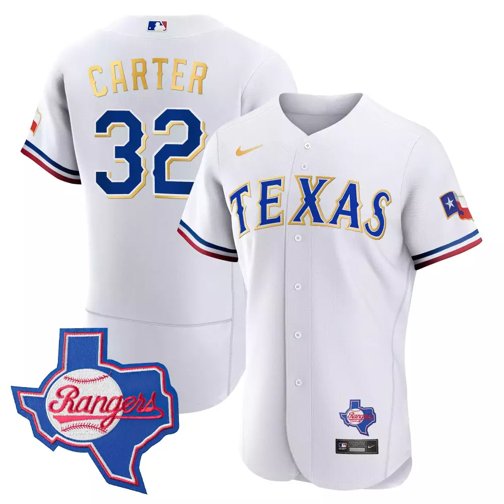 evan carter white mens texas rangers 2024 jackie robinson patch vapor premier limited jersey all stitched