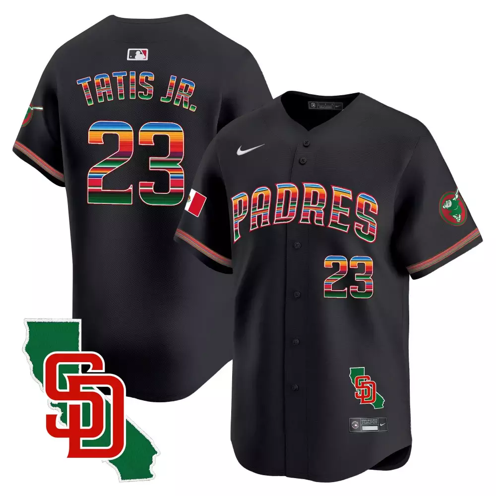 fernando tatis jr black mens san diego padres 2024 san diego city style vapor premier limited jersey v2 all stitched