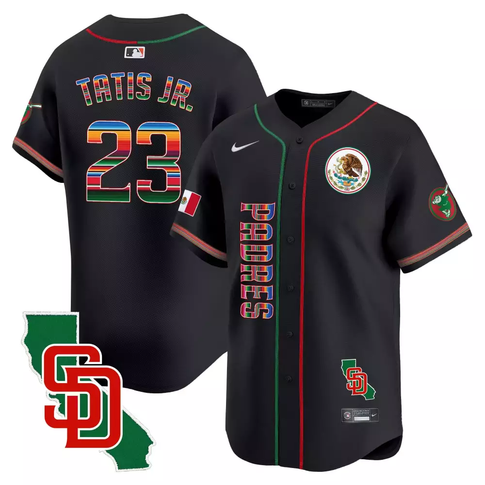 fernando tatis jr black mens san diego padres 2024 san diego city style vapor premier limited jersey v2 all stitched