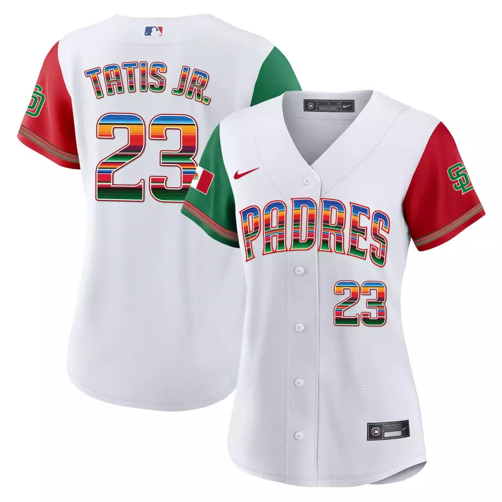 Fernando Tatis Jr. Color Sleeves Men's Padres Jersey | Mexico Cool Base Limited Edition V2 | All Stitched | For Men, Women & Youth