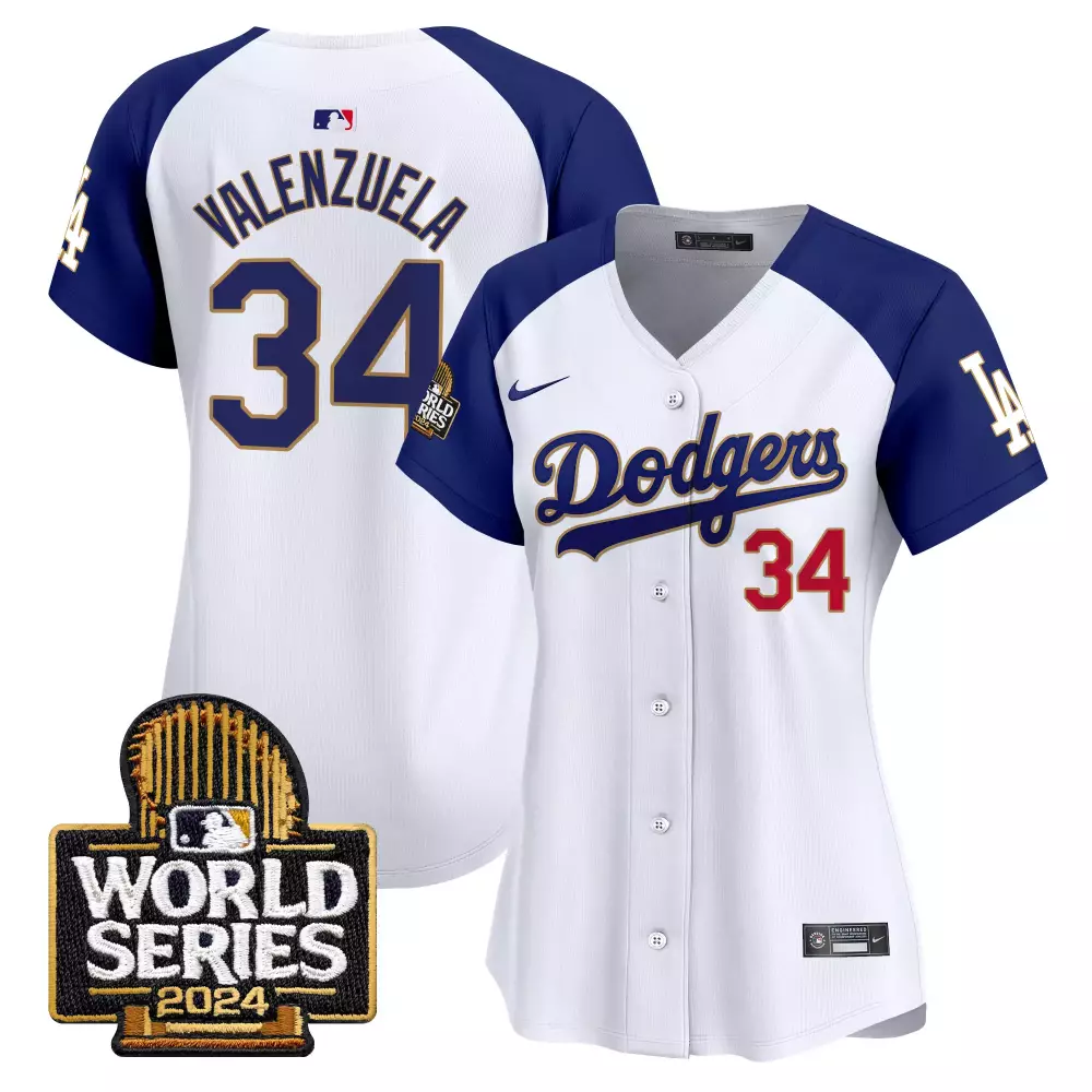 Valenzuela Dodgers Women's Mexico Baseball Jersey | All Stitched Limited Edition | Unique Fan Gear for Women & Youth