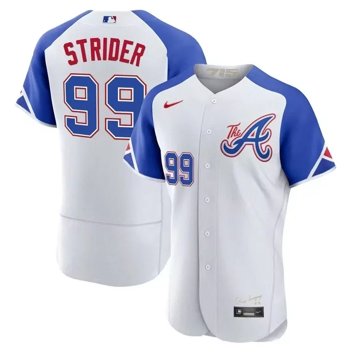 flex base men atlanta braves player national league 2023 allstar game royal custom jersey all stitched
