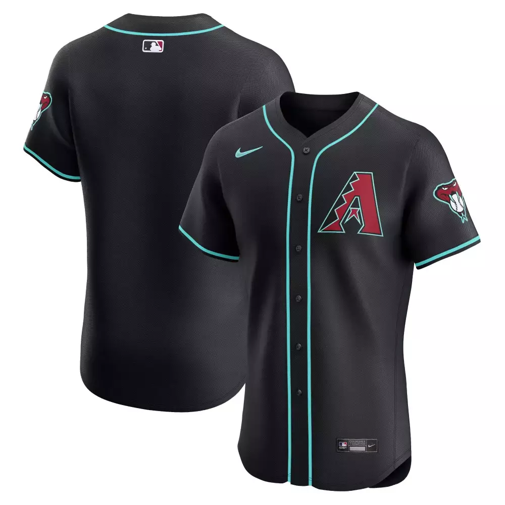 flex base youth arizona diamondbacks black 2024 alternate jersey all stitched