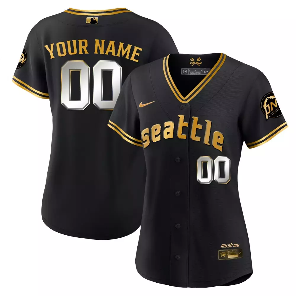 flex base women seattle mariners american league 2023 allstar game teal custom jersey all stitched