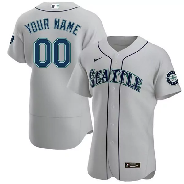 flex black gold youth seattle mariners 2023 city connect gold fan made custom jersey all stitched