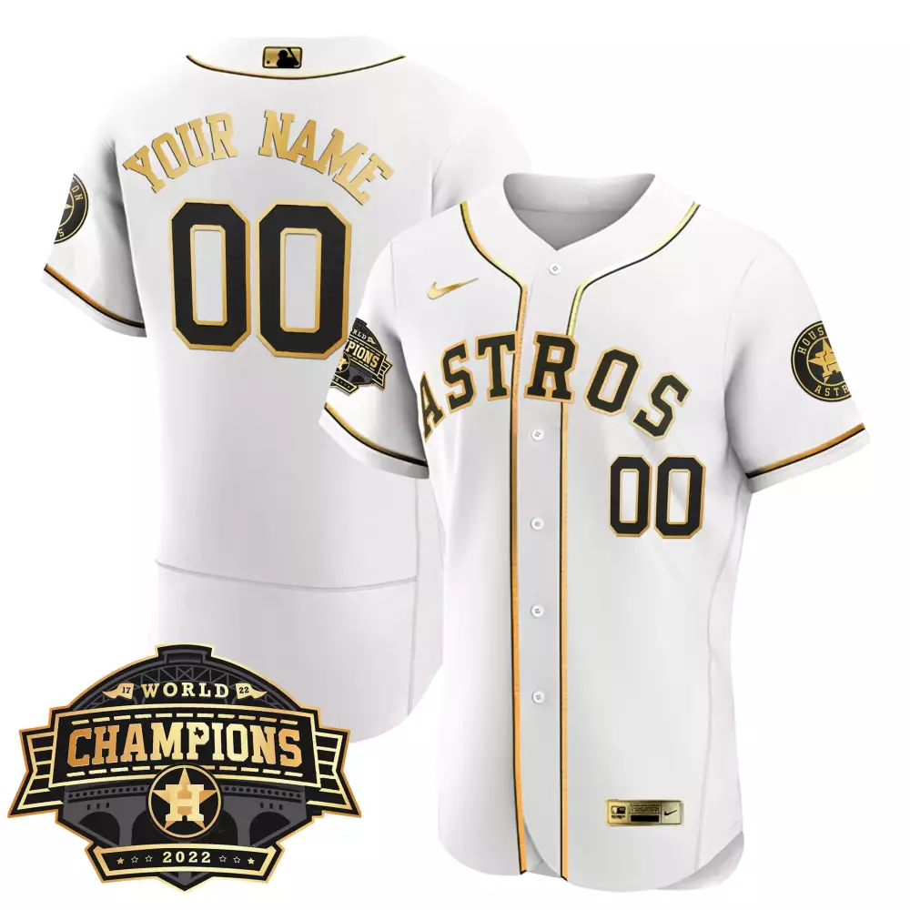 flex space city youth houston astros 2022 champions limited custom name and number jersey all stitched