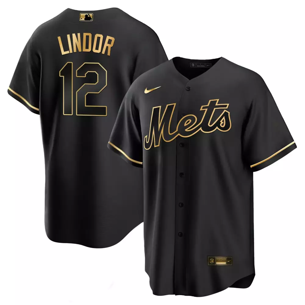 francisco lindor black womens new york mets queens graffiti vapor premier limited jersey all stitched