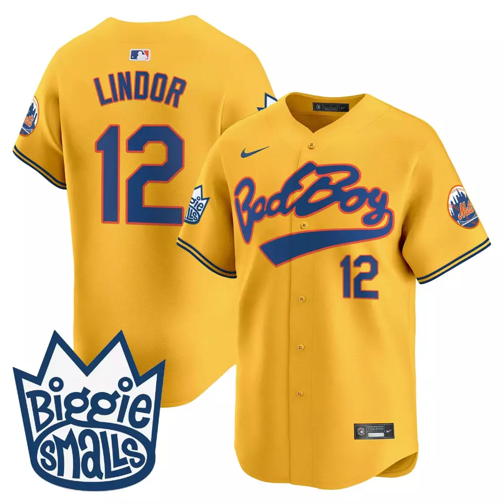 francisco lindor flex black limited mens new york mets black limited gold jersey all stitched