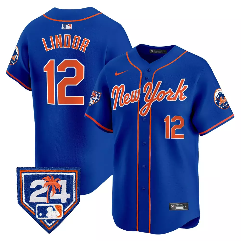 francisco lindor red womens new york mets 2024 independence day vapor premier limited jersey all stitched