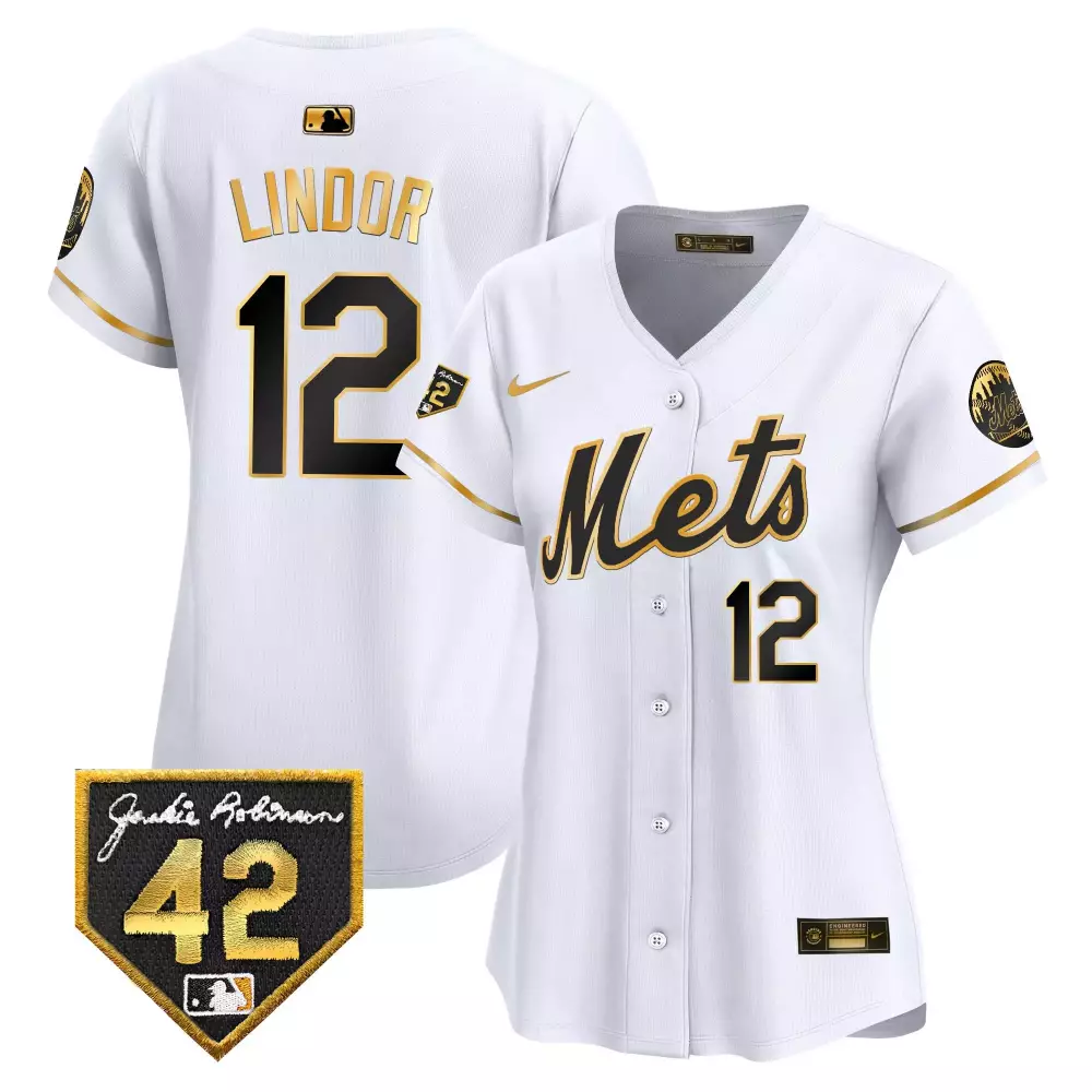 francisco lindor white gold mens new york mets willie mays patch vapor premier limited jersey all stitched