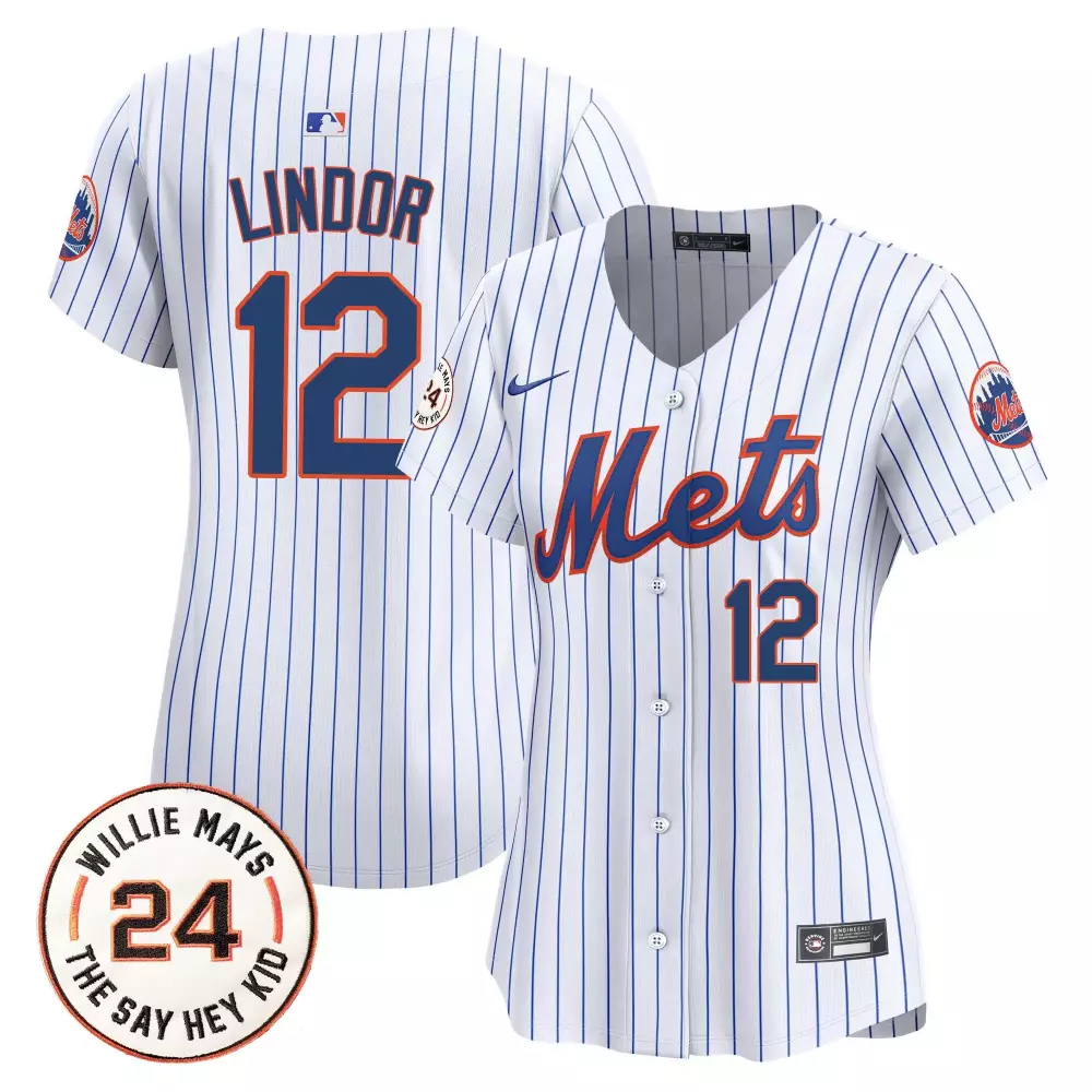 francisco lindor white womens new york mets nas illmatic vapor premier limited jersey all stitched
