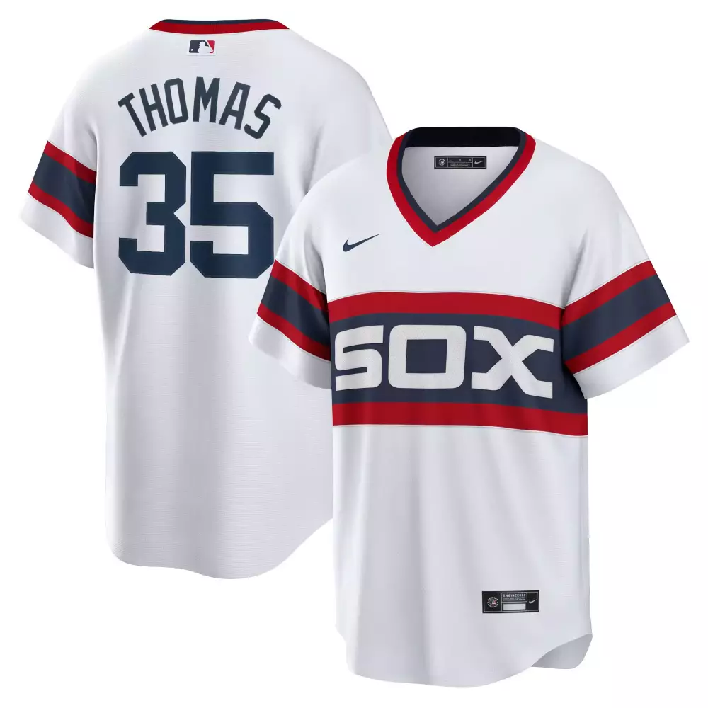 Frank Thomas Throwback Men's Chicago White Sox Cool Base Jersey Collection | All Stitched | Fan Gear for Game Day | For Men, Women & Youth