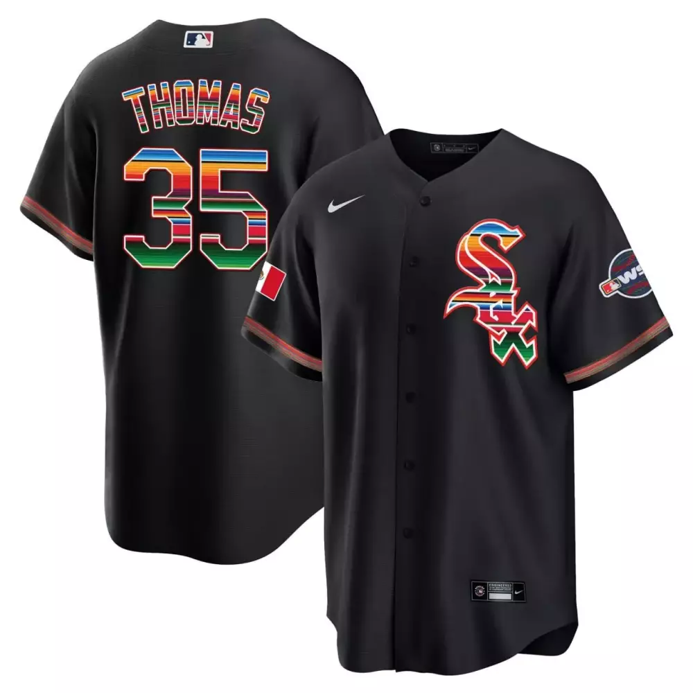 Frank Thomas Women's Chicago White Sox Hispanic Heritage Night Jersey | All Stitched | Limited Edition Fan Gear | For Men, Women & Youth