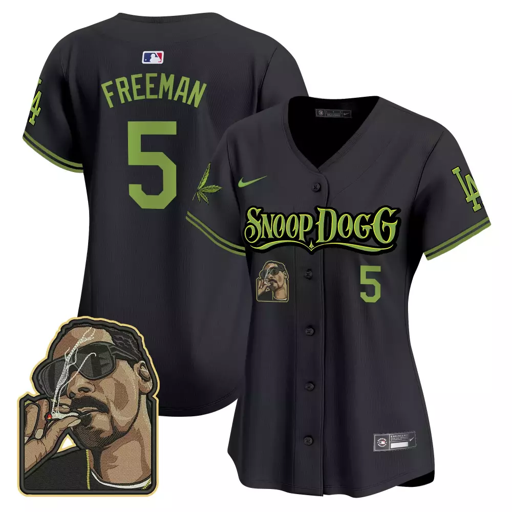Freddie Freeman Dodgers Black Women's Mexico Baseball Jersey | Limited Edition All Stitched | Stylish Fan Gear | For Men, Women & Youth