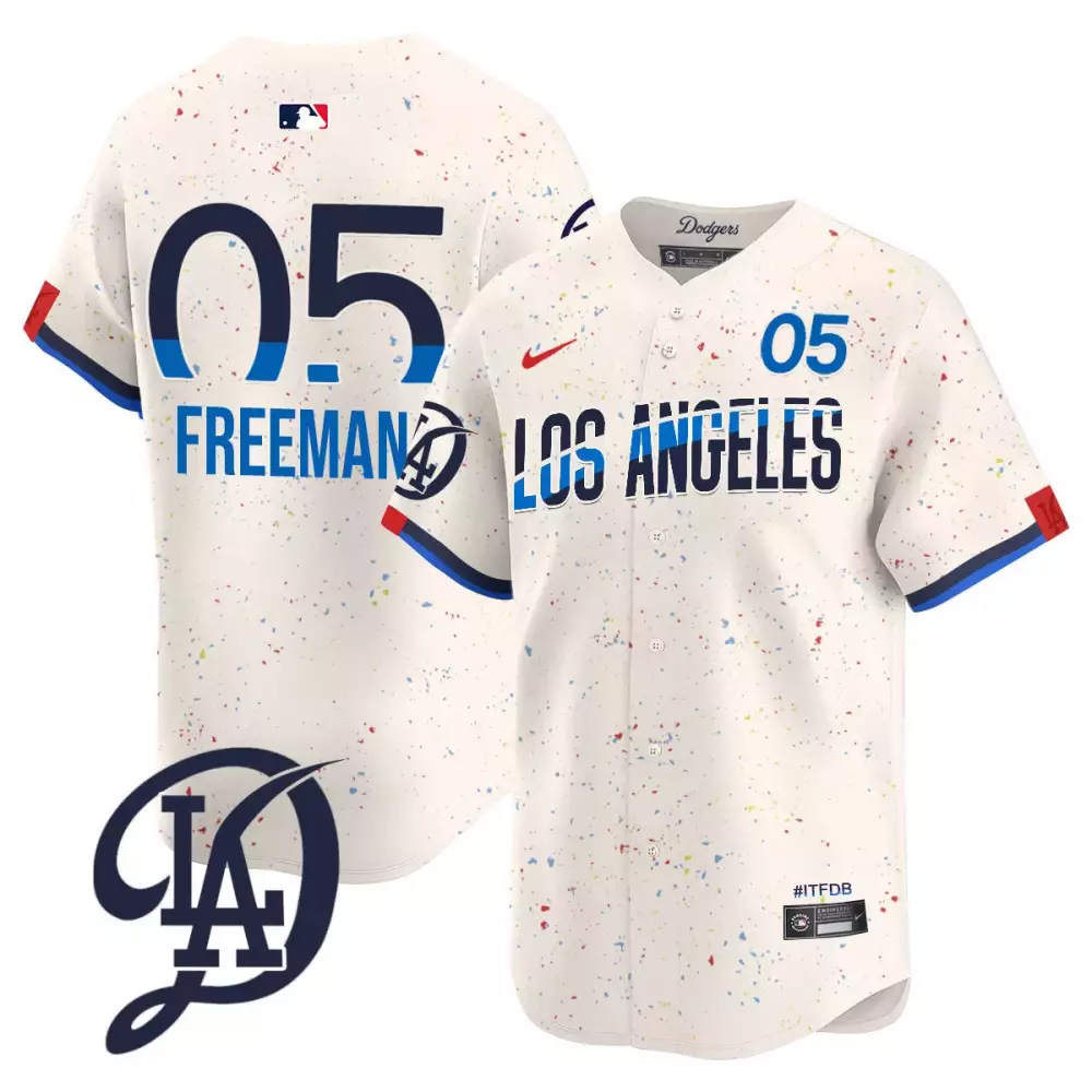 freddie freeman cool white mens los angeles dodgers world series vin sculy patch gold jersey all stitched