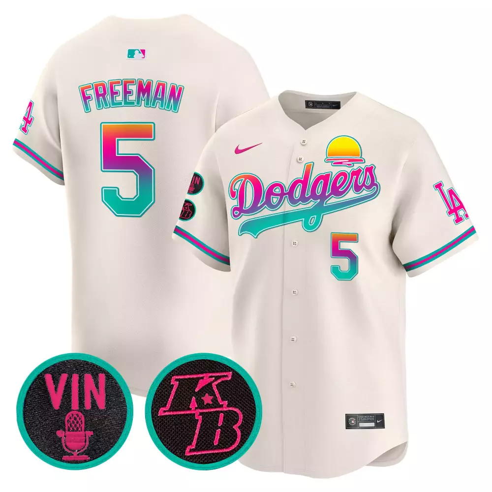 freddie freeman cool white mens los angeles dodgers world series vin sculy patch gold jersey all stitched