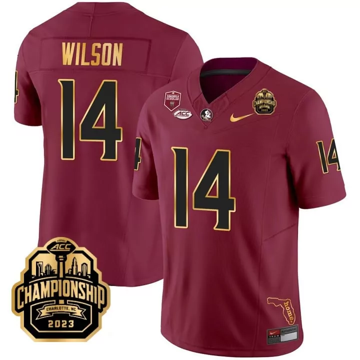 garnet alternate youth florida state seminoles orange bowl patch vapor limited custom jersey all stitched