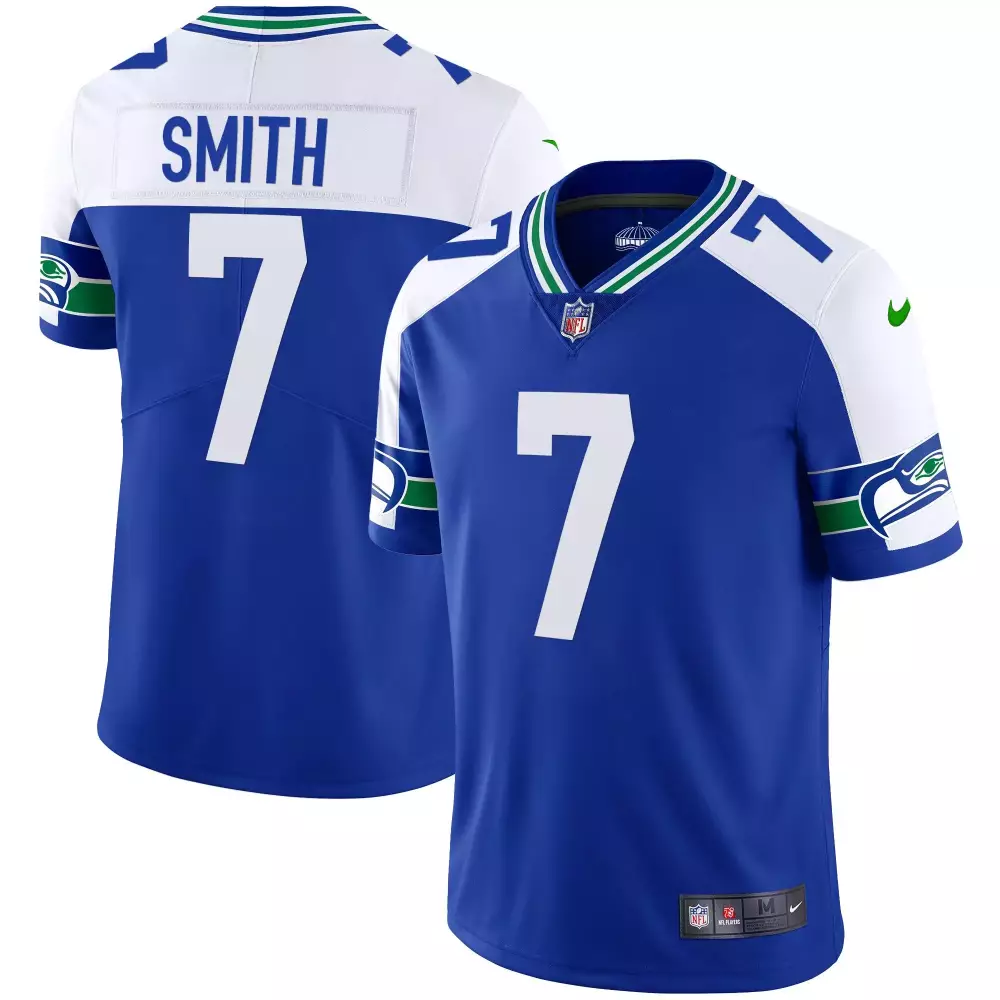 Geno Smith Alternate Men's Seattle Seahawks Gold Player Jersey | All Stitched | For Men, Women & Youth