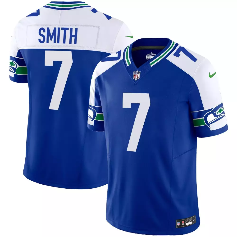 Geno Smith Alternate Men's Seattle Seahawks Gold Player Jersey | All Stitched | For Men, Women & Youth