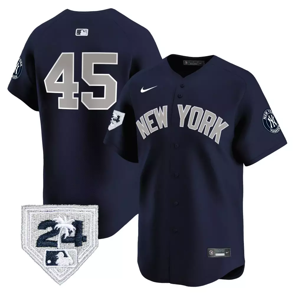 Gerrit Cole Yankees 2024 Spring Training Vapor Premier Jersey | Limited Edition Stitched Fan Gear | For Men, Women & Youth