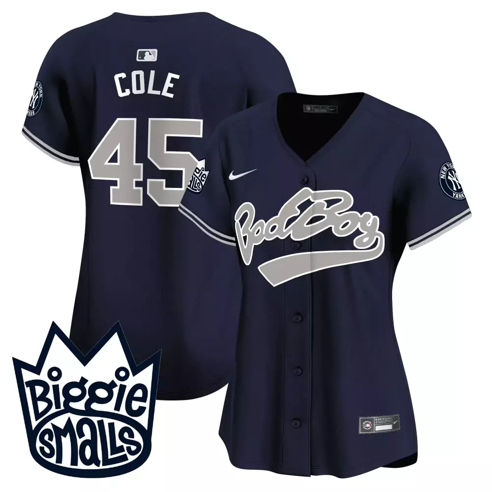 Gerrit Cole Yankees Big Pun Jersey | Navy Vapor Premier Limited Edition | For Men | For Men, Women & Youth