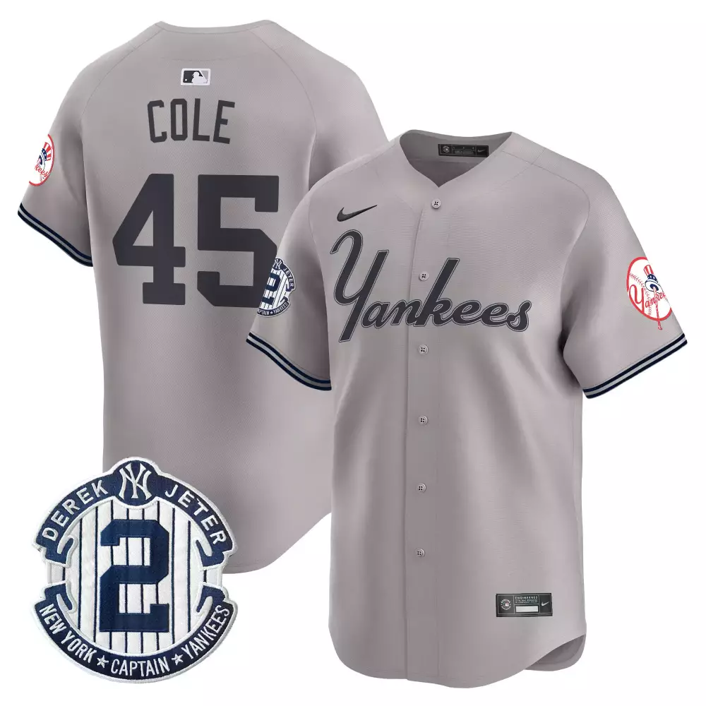 Gerrit Cole Yankees The Bronx Graffiti Jersey | White Gold Vapor Premier Limited Edition V6 | Fan Gear for Men, Women & Youth