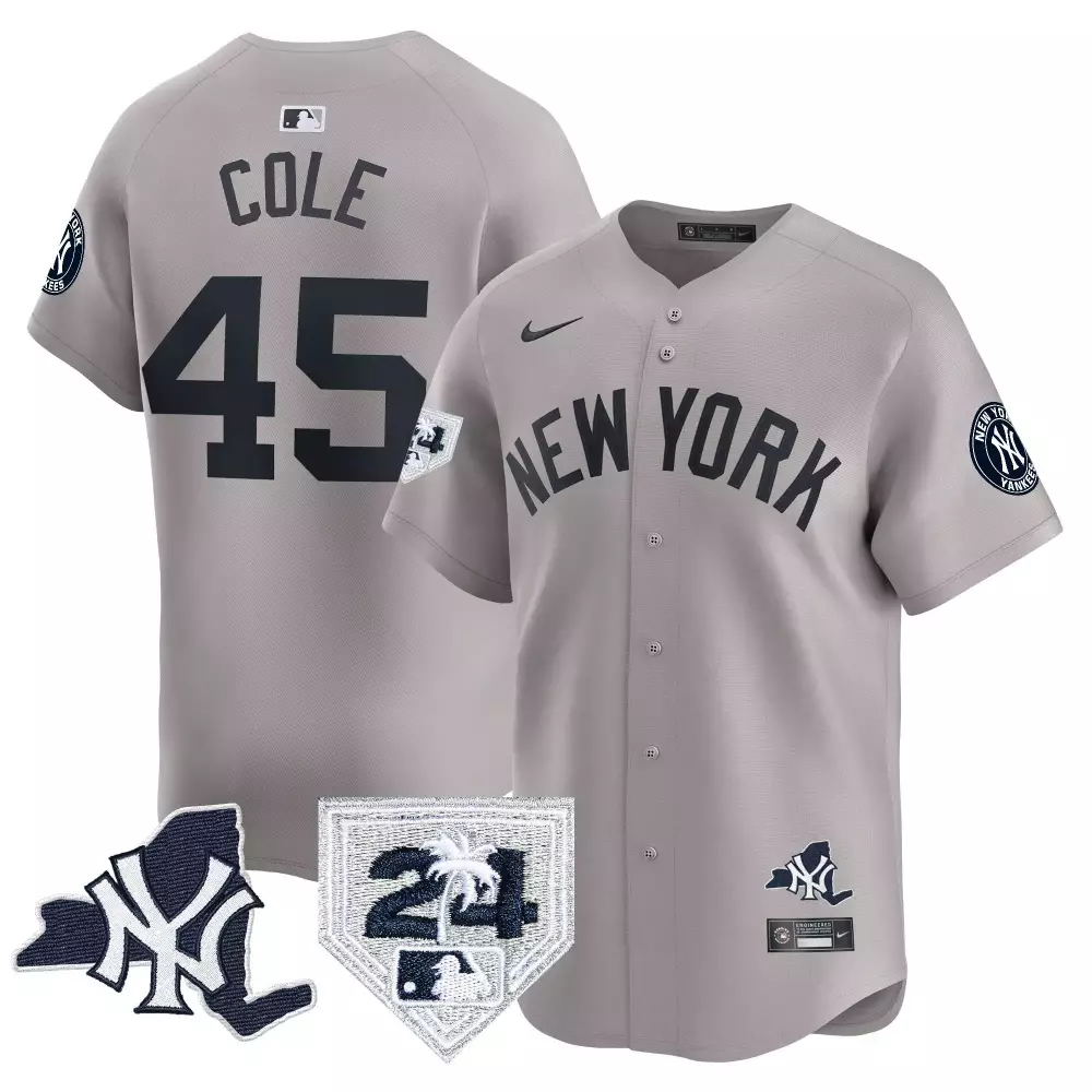 Gerrit Cole Yankees Vapor Premier Jersey | New York Patch | Limited Edition | For Men, Women & Youth