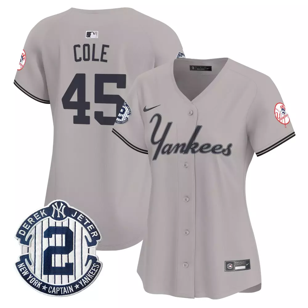 Gerrit Cole Yankees The Bronx Graffiti Jersey | White Gold Vapor Premier Limited Edition V6 | Fan Gear for Men, Women & Youth