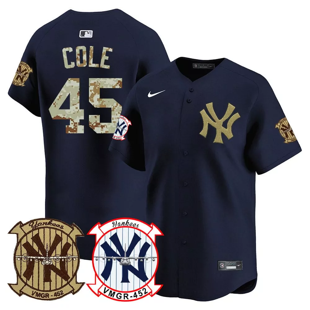 Gerrit Cole Yankees Nas Illmatic Jersey | Stitched Vapor Premier Limited Edition | Music-Inspired Fan Gear for Women