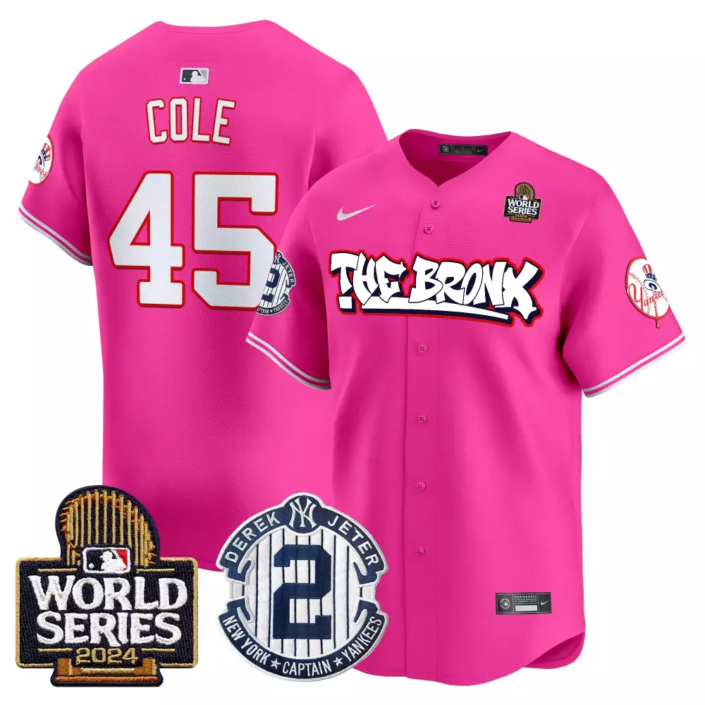 Gerrit Cole Yankees Lou Gehrig Patch Vapor Premier Jersey | Limited Edition Stitched Fan Gear | For Men, Women & Youth
