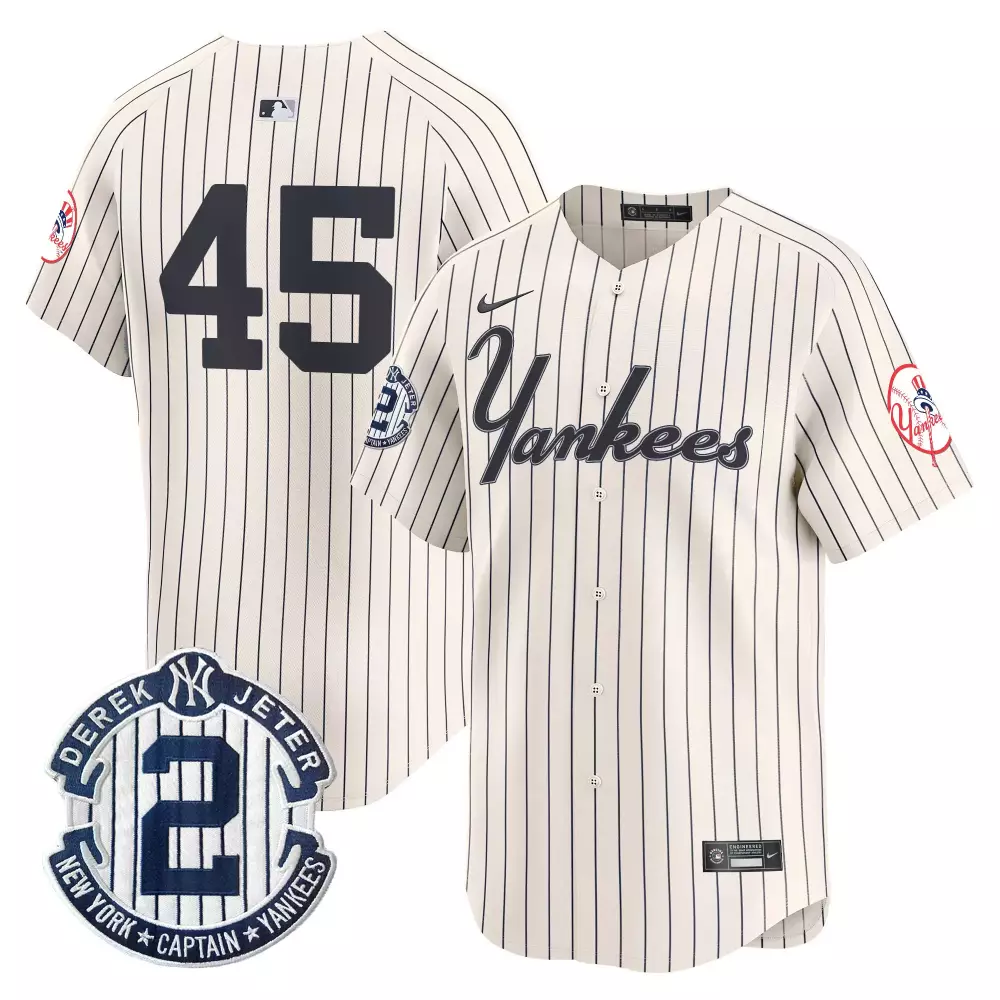 Gerrit Cole Pinstripe Cream Yankees Throwback Vapor Premier Jersey | Limited Edition Stitched Fan Gear | For Women Only