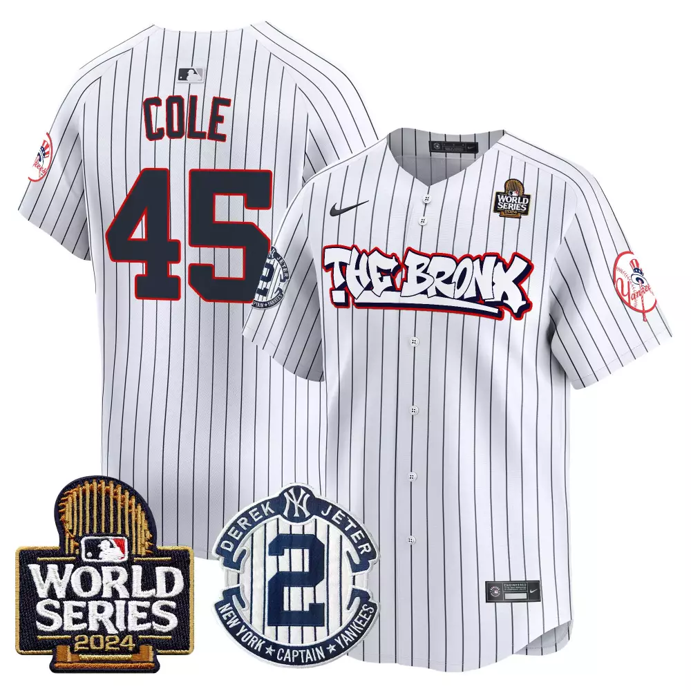 Gerrit Cole Pinstripe Yankees Big Pun Vapor Premier Jersey V2 | Limited Edition Stitched Fan Gear | For Men, Women & Youth