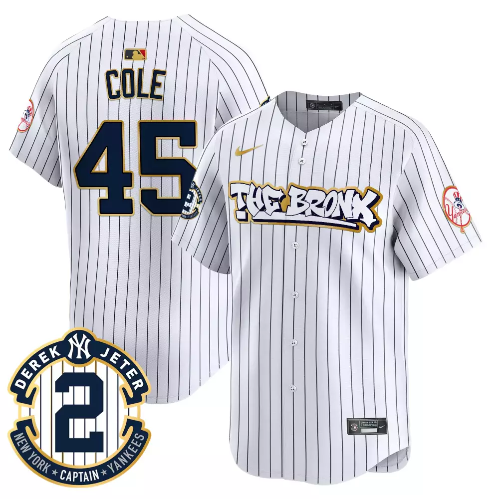 Gerrit Cole Pinstripe Yankees Big Pun Vapor Premier Jersey V2 | Limited Edition Stitched Fan Gear | For Men, Women & Youth