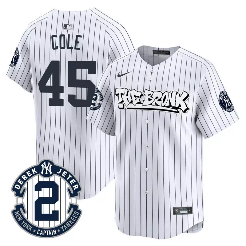 Gerrit Cole Pinstripe Yankees Big Pun Vapor Premier Jersey V2 | Limited Edition Stitched Fan Gear | For Men, Women & Youth