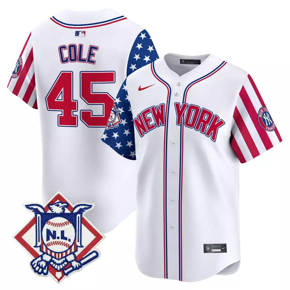 Gerrit Cole Yankees Men's Pink Bronx Graffiti Jersey | Vapor Premier Limited Edition | All Stitched | For Men, Women & Youth