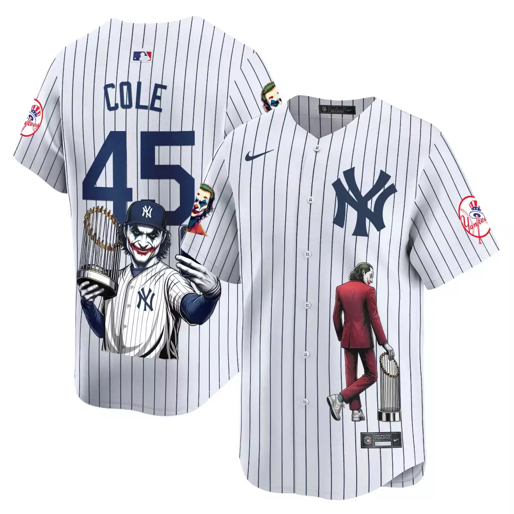 Gerrit Cole Yankees 2024 Joker Vapor Premier Jersey | Limited Edition Printed Fan Gear | For Men, Women & Youth