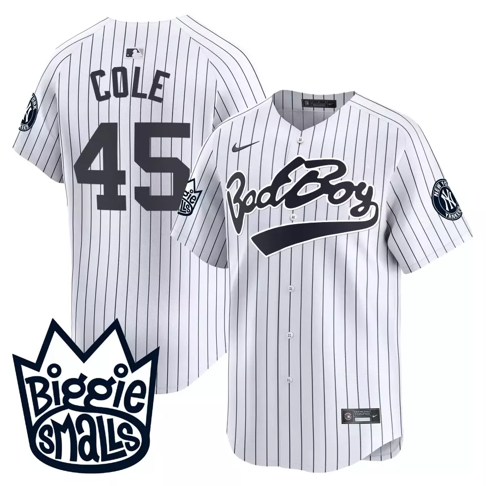 Gerrit Cole Yankees Big Pun Jersey | Navy Vapor Premier Limited Edition | For Men | For Men, Women & Youth