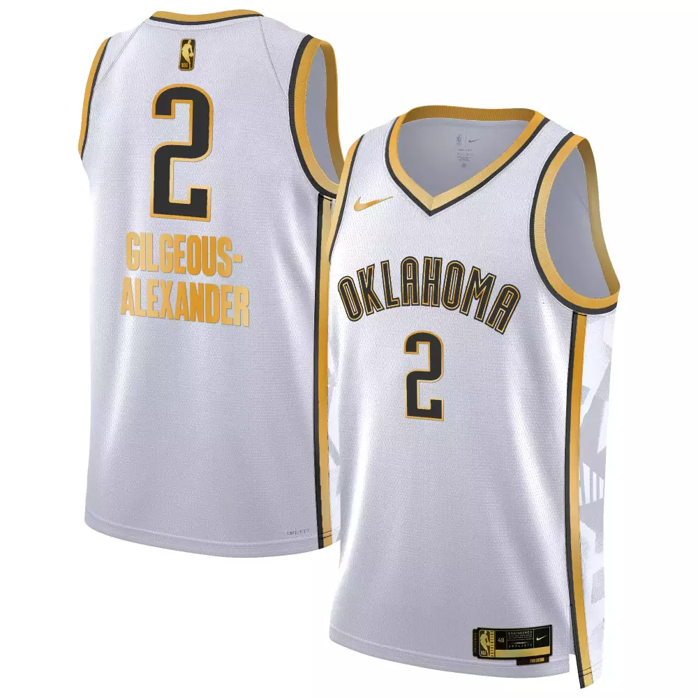 gilgeousalexander icon mens oklahoma city thunder swingman jersey all stitched