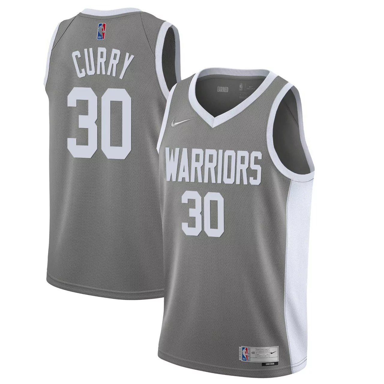 gray men abarcas design stephen curry golden state warriors jersey all stitched