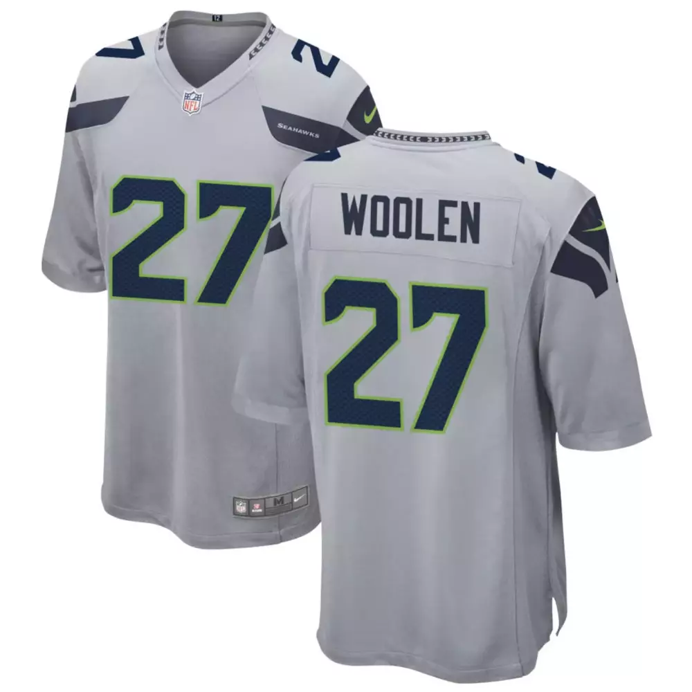 Tariq Woolen 27 Seattle Seahawks White All Stitched Vapor Jersey 2023 | Men's Collection | For Men