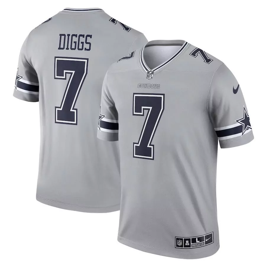 Trevon Diggs Dallas Cowboys Gold Split Vapor Jersey | Black Silver Stitched Limited Edition | For Men, Women & Youth