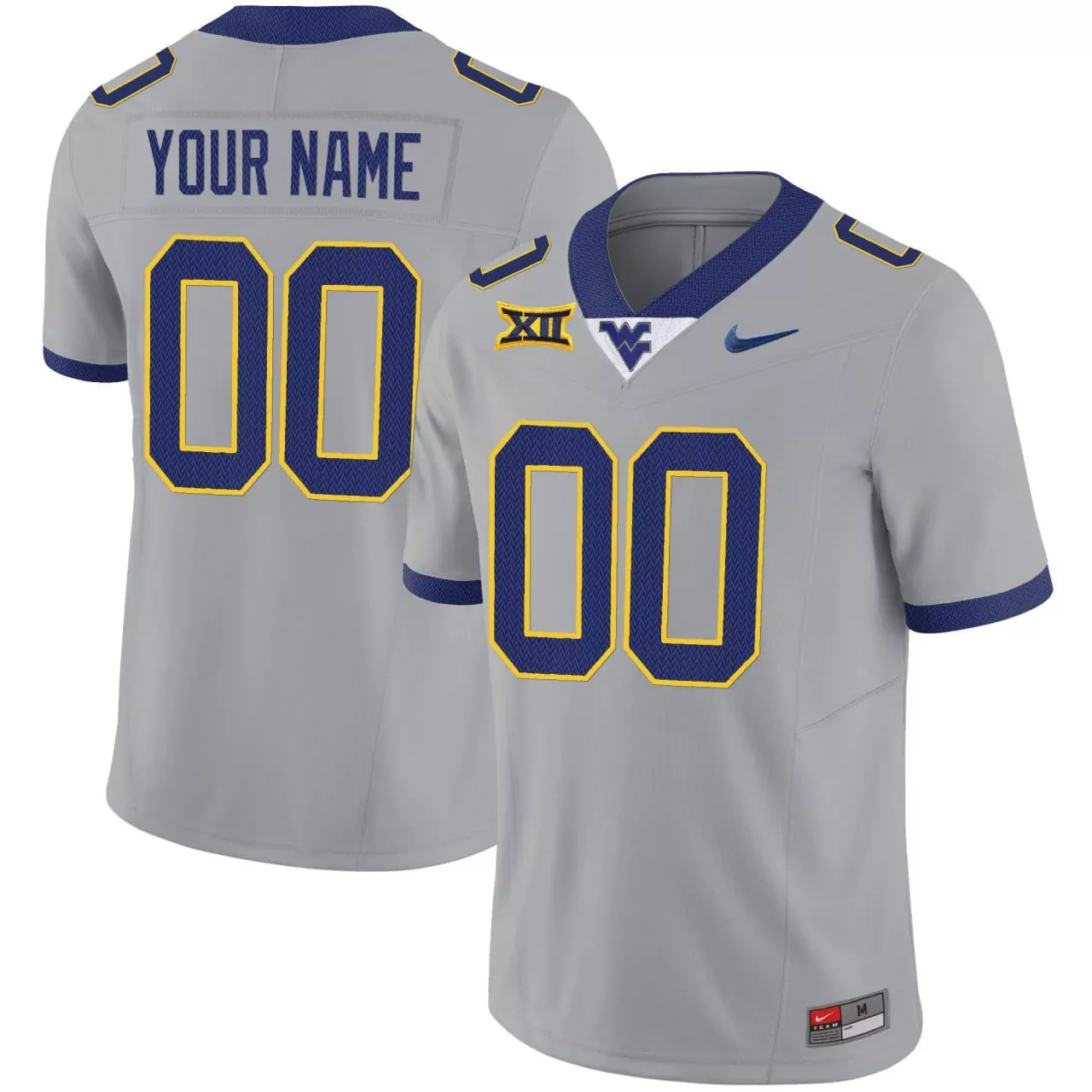 gold men tavon austin west virginia mountaineers wvu jersey all stitched