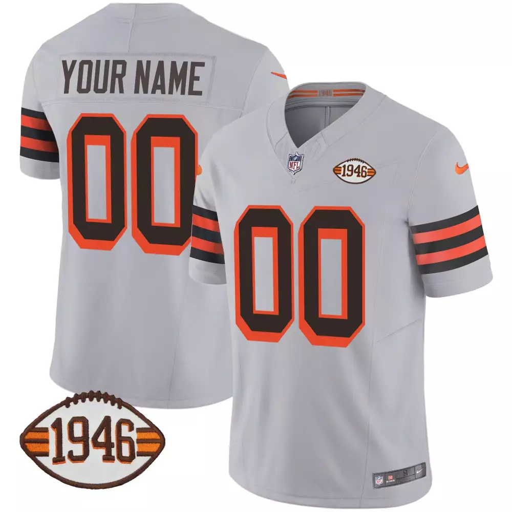 Giovani Brown 32 Men's Black Vapor Jersey | Cleveland Browns 2023 Home Edition | All Stitched Fan Gear | For Men, Women & Youth