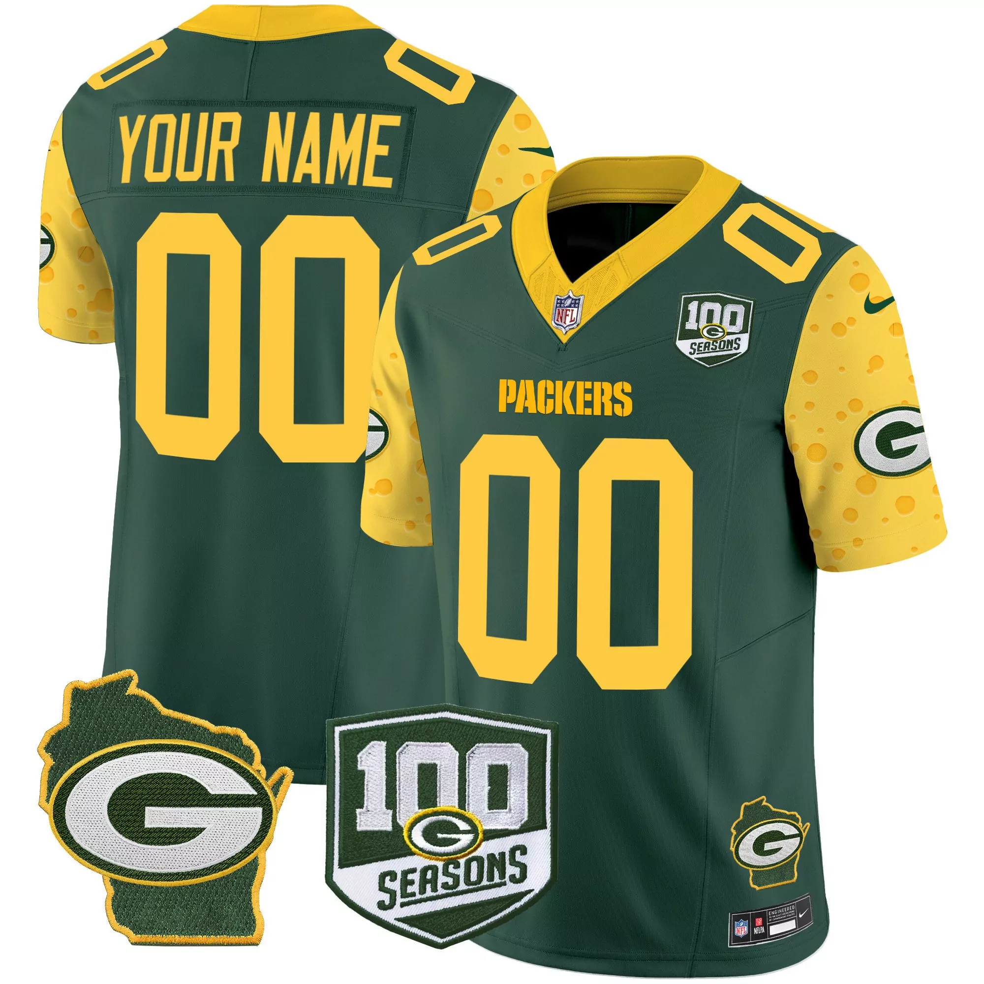 green jordan love mens green bay packers 4x champs home patch vapor jersey all stitched