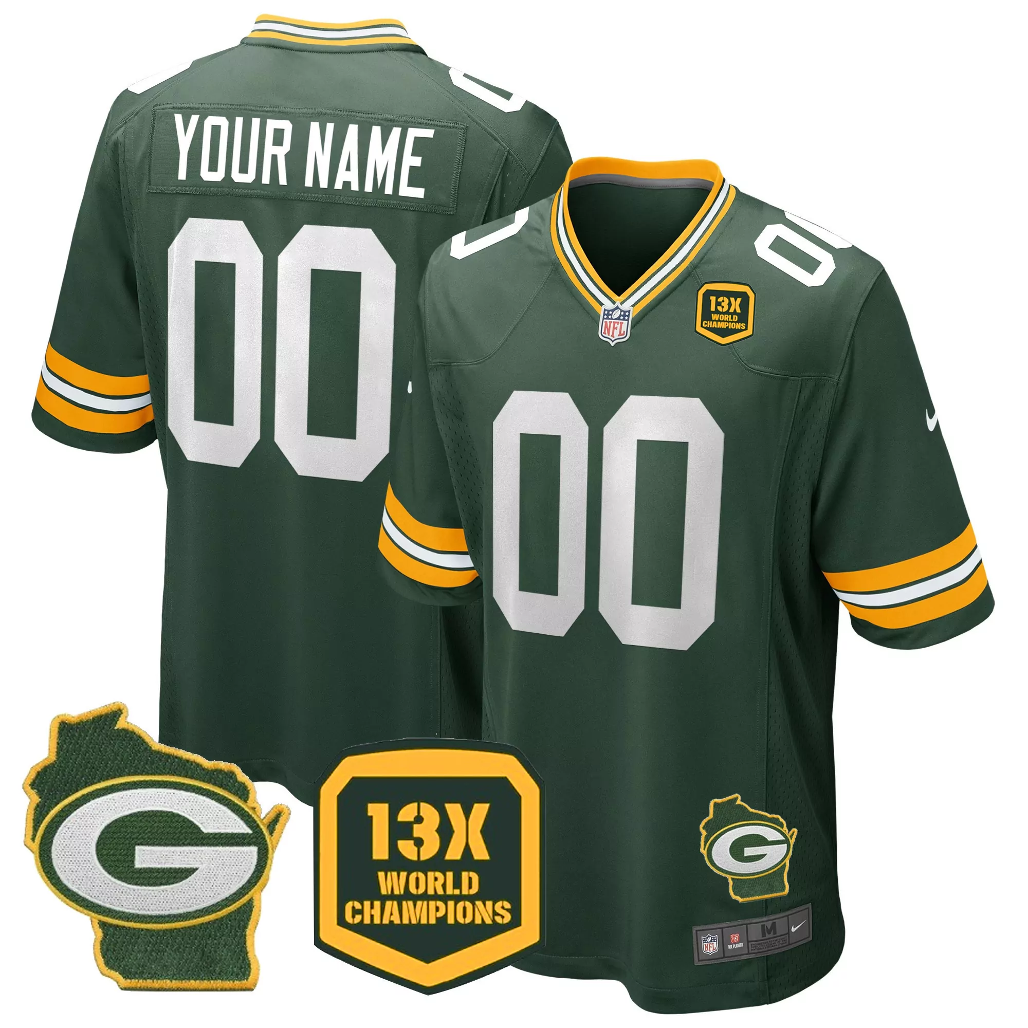 green jordan love mens green bay packers 4x champs home patch vapor jersey all stitched