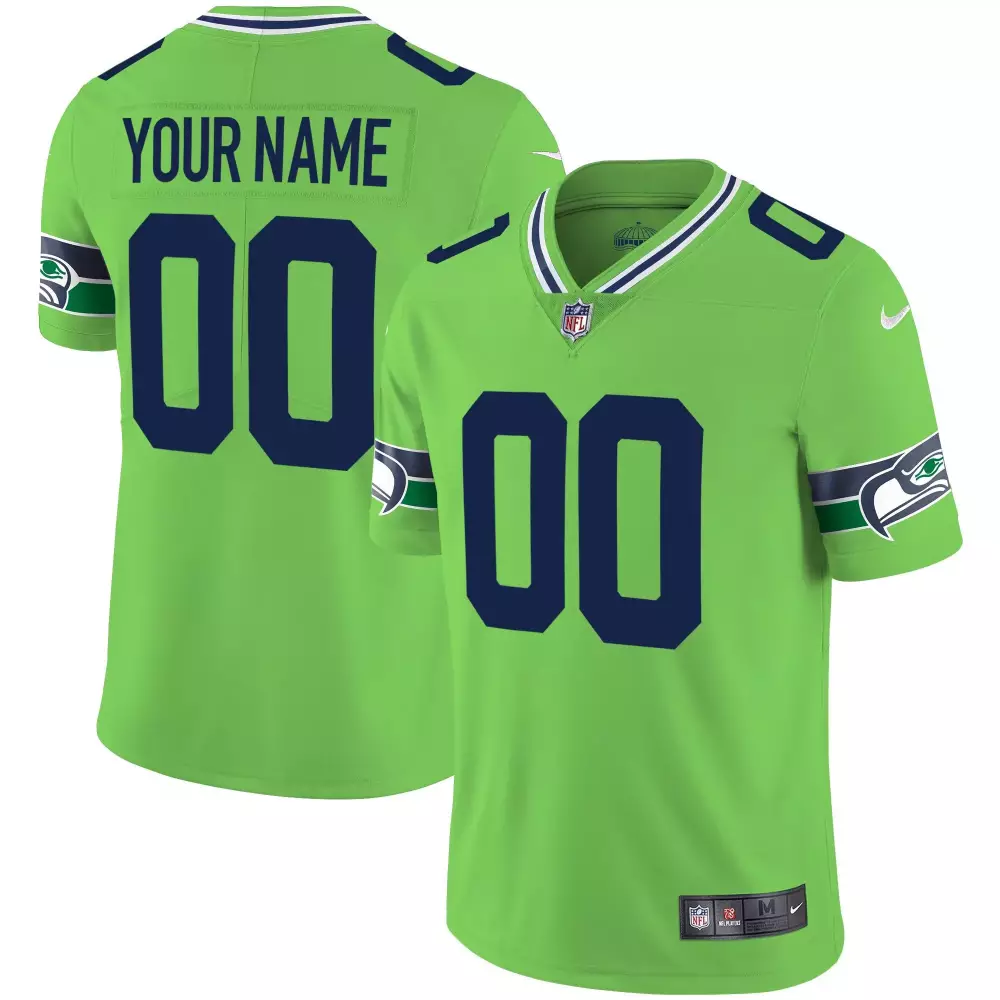 Seattle Seahawks Throwback Gold Custom Jersey | Stitched Fan Gear | Limited Edition for Men, Women & Youth