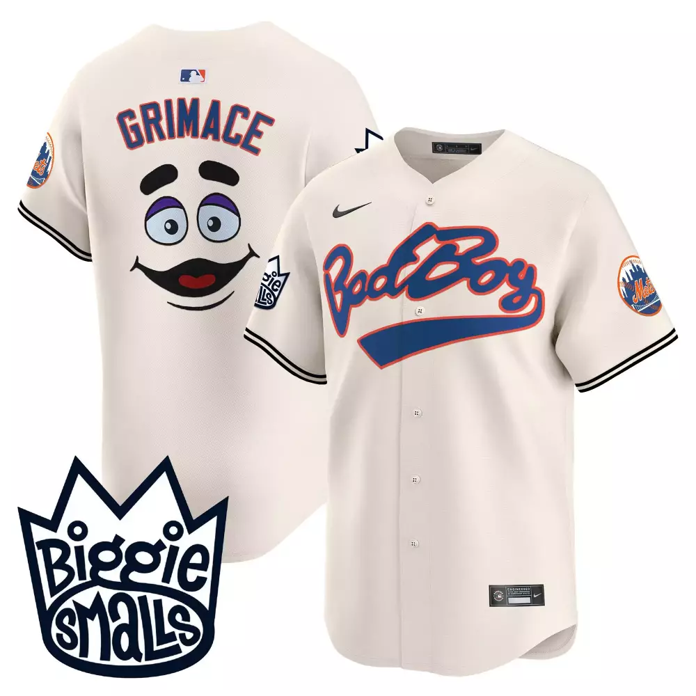 grimace black womens new york mets queens graffiti vapor premier limited jersey all stitched