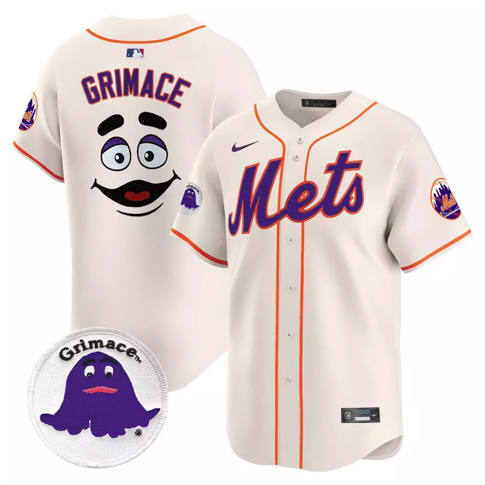 grimace black womens new york mets queens graffiti vapor premier limited jersey all stitched