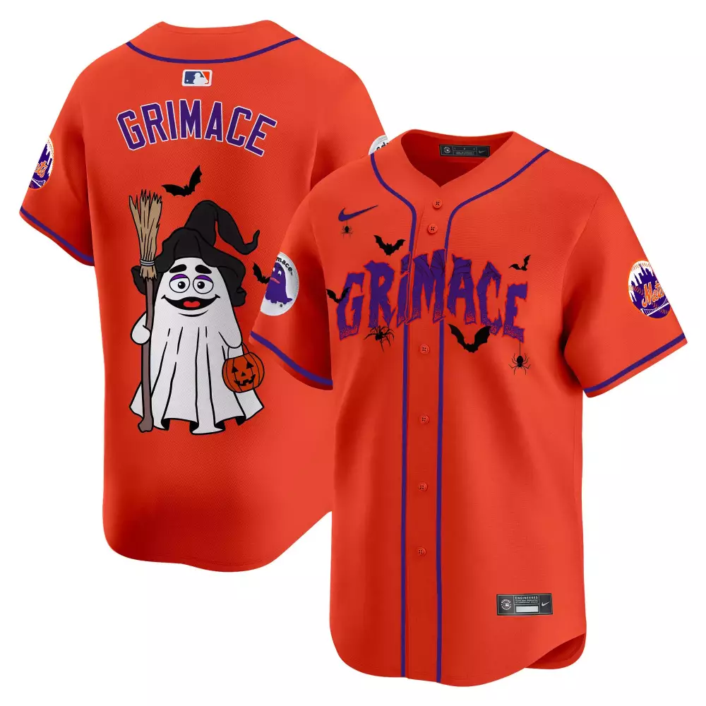grimace men new york mets grimace mcdonalds vapor premier limited jersey printed
