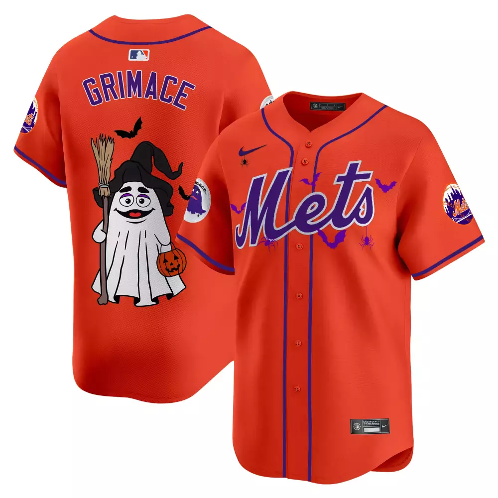 grimace men new york mets grimace mcdonalds vapor premier limited jersey printed
